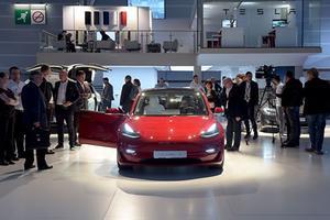 Tesla Model 3. beeld AFP
