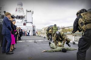 Mariniers in actie. beeld ANP, Patrick van Katwijk