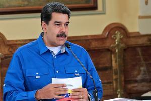 Nicolas Maduro, president van Venezuela. beeld AFP