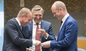 Christenen zijn over het hele politieke spectrum te vinden, en wat mij betreft kunnen christelijke politieke partijen met allerlei partijen samenwerken, zolang die de democratische rechtsstaat respecteren.  beeld ANP, Jerry Lampen