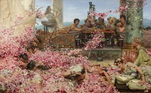 "De rozen van Heliogabalus", schilderij van Lourens Alma Tadama. beeld Wikimedia