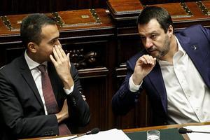 De Maio en Salvini. beeld EPA