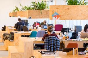 Zzp'ers aan het werk in Amsterdam. beeld ANP