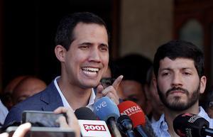 Guaidó. beeld EPA
