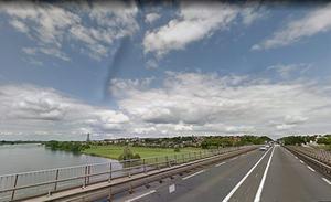 De Rijnbrug bij Rhenen. beeld via Streetview