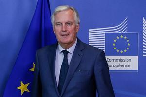 Michel Barnier. beeld AFP