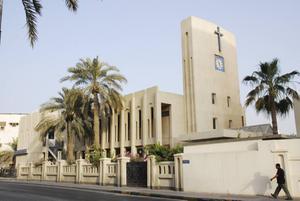 De eerste kerk in Bahrein, de Heilig Hartkerk, werd geopend in 1939. beeld RD