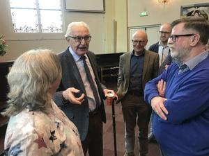 Presentatie autobiografie prof. Douma. beeld RD