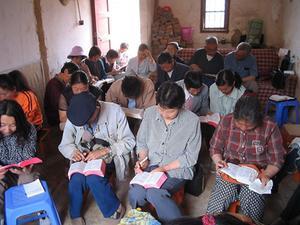 Samenkomst van een huiskerk in China. beeld RD