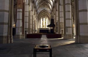 De kerk belijdt dat God één is en dat daarom zijn kerk één is, allesomvattend. Er is slechts één doop tot vergeving van zonden en je kunt dus ook maar in één kerk gedoopt worden. beeld RD, Henk Visscher