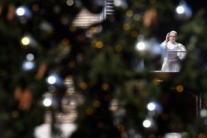 Paus Franciscus. beeld AFP, Alberto Pizzoli