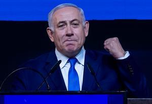 Netanyahu. beeld EPA, Jim Hollander
