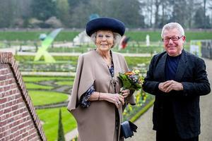 Prinses Beatrix en Daniel Libeskind. beeld ANP