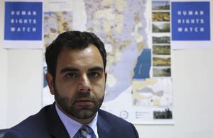 HRW-regiodirecteur Omar Shakir. beeld AFP, Abbas Momani