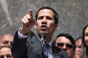 Guaidó. beeld EPA