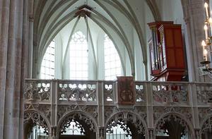Het koororgel van Metzler in de Joriskerk in Amerfoort. beeld RD, Anton Dommerholt