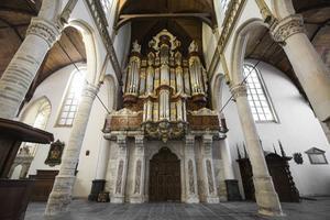 Het Vater/Müllerorgel in de Oude Kerk van Amsterdam. beeld Maarten Nauw