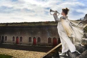 Fort Ellewoutsdijk is een van de theaterlocaties van Zeeland Nazomerfestival. beeld Lex de Meester