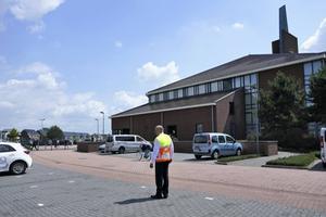 De Veluwse zendingsmiddag, gehouden in de Adullamkerk te Barneveld-Zuid, werd bezocht door ongeveer 1300 bezoekers. beeld RD