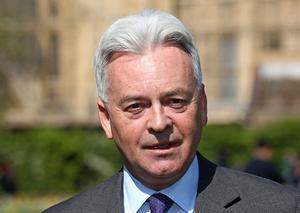 De Britse staatssecretaris Duncan, die maandag is afgetreden. beeld AFP, Yui Mok