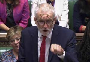 Oppositieleider Corbyn. beeld AFP