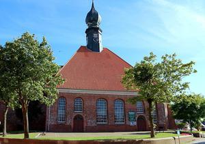 Kerk van Wesselburen. beeld Tourismusverein