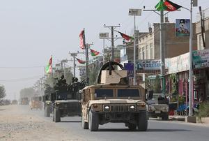 Afghaanse veiligheidstroepen. beeld AFP