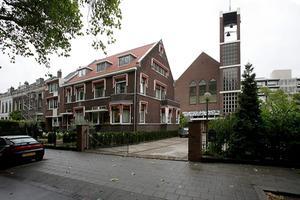 Het gebouw van de Theologische School van de Gereformeerde Gemeenten in Rotterdam. beeld Sjaak Verboom