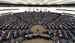 Vergadering van het Europees Parlement in Straatsburg. beeld EPA, Patrick Seeger