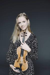 Violiste Merel Vercammen. „Ik zet me er graag voor in om muziek van vrouwelijke componisten bij het publiek te introduceren. beeld Marco Borggreve
