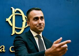 De Italiaanse vicepremier Luigi Di Maio. beeld AFP, Andreas Solaro