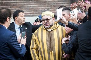 De Marokkaanse koning. beeld ANP