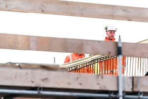 Bouwvakkers aan het werk. beeld ANP, Freek van den Bergh