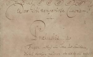Titelpagina van de autograaf van Bachs ”Wohltemperierte Klavier”. beeld Wikimedia