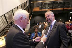 Ds. G. de Fijter (l.) en ds. J. Welschen. beeld RD
