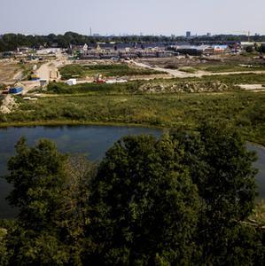 Woonwijk in aanbouw in Vleuten, provincie Utrecht. beeld ANP, Sem van der Wal