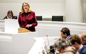 Na een kritisch rapport over wat er misging in Scheveningen tijdens de oudjaarsnacht diende burgemeester Paulien Krikke van Den Haag haar ontslag in. De stad was een maatje te groot voor Krikke, oordeelden diverse media. beeld ANP, Remko de Waal