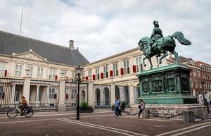 Exterieur van Paleis Noordeinde. Prinses Christina is op Paleis Noordeinde in Den Haag op 72-jarige leeftijd overleden. beeld ANP