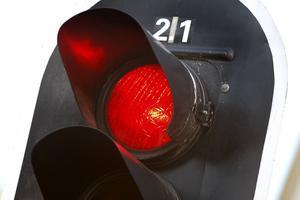Hard op een rood stoplicht afrijden. beeld ANP, Koen Suyk