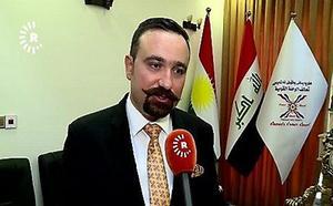 De Koerdische minister Ano Jawhar Abdoka. beeld Rudaw video