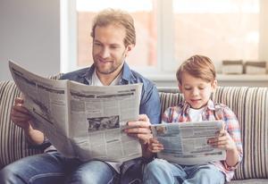 Na de Tweede Wereldoorlog maakten de ellenlange krantenkolommen met tekst plaats voor bondiger stukken met pakkende koppen en kernachtige introducties. beeld iStock