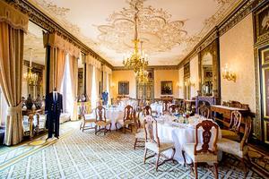 De Marot eetzaal van Paleis Noordeinde. beeld ANP