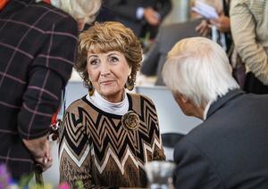Prinses Margriet woont vrijdag in de Eusebiuskerk in Arnhem de 75e herdenking van de Slag om Arnhem bij. beeld ANP