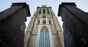 Ik laat de magistrale kerk op me inwerken. De middeleeuwers konden met beperkte technische middelen dit Godshuis scheppen. beeld ANP, Bart Maat