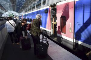 Steeds meer vakantiegangers nemen de trein, zeker binnen Europa een goed alternatief voor vliegen. Foto: station Bordeaux. beeld AFP, Mehdi Fedouach