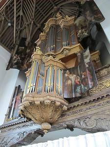 Het orgel in de Nieuwe Kerk in Den Haag (foto uit 2013). beeld Pieter Baak