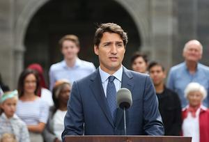 De Canadese premier Justin Trudeau. beeld AFP