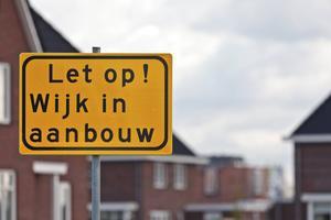 Nieuwbouwwijk in aanbouw. beeld iStock
