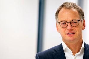 De staatsbank maakte vrijdag bekend dat de in maart aangetreden Pieter Veuger die functie alweer neer. beeld ANP
