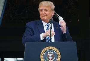 Trump. beeld AFP, MANDEL NGAN